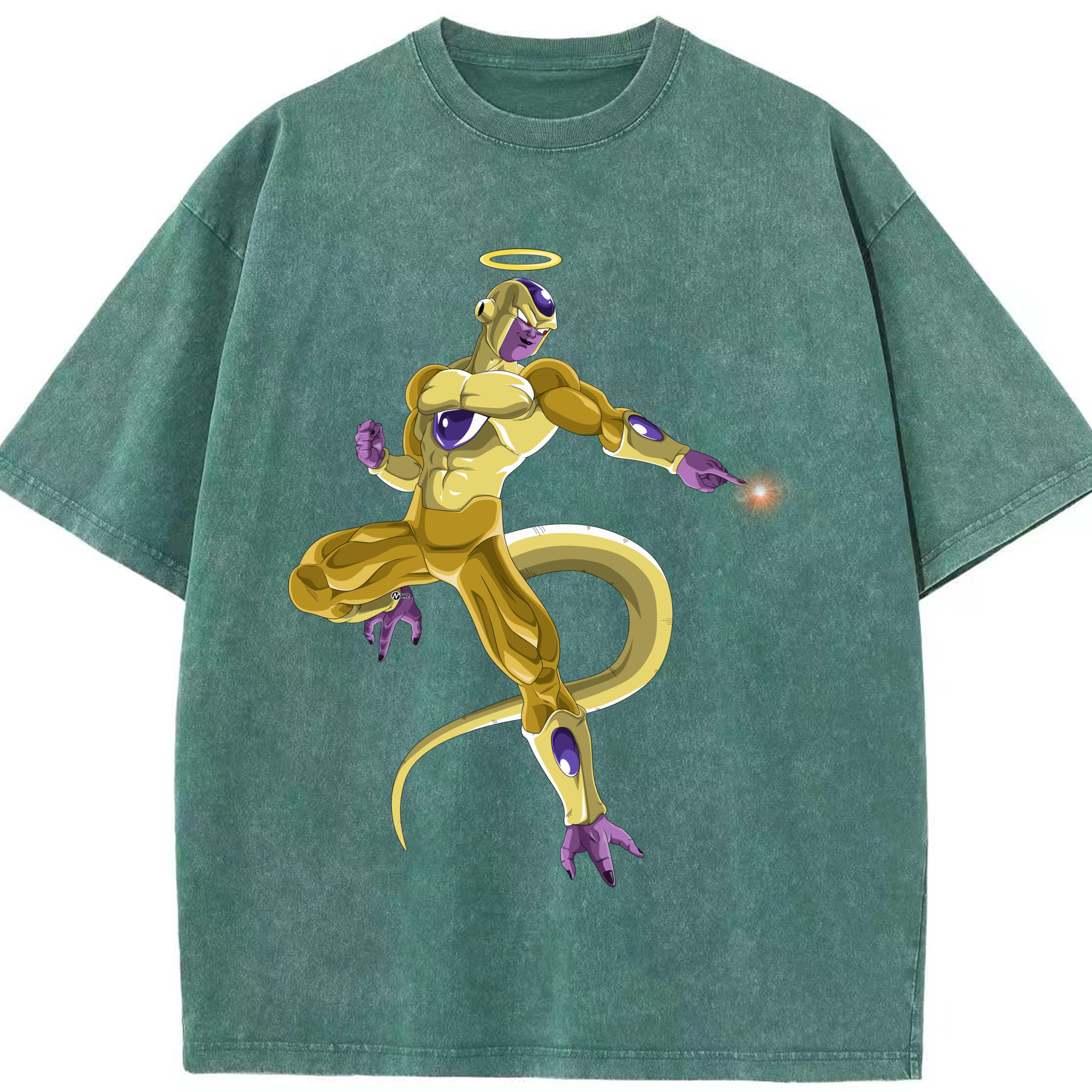 （画像用） ドラゴンボール フリーザ DRAGON BALL Frieza 綿100% ヴィンテージ風 半袖Tシャツ（フロントプリント）
